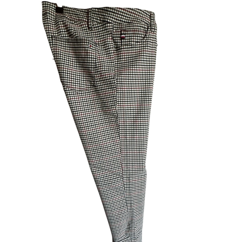 Tommy Hilfiger Black White and Red Cropped Pants